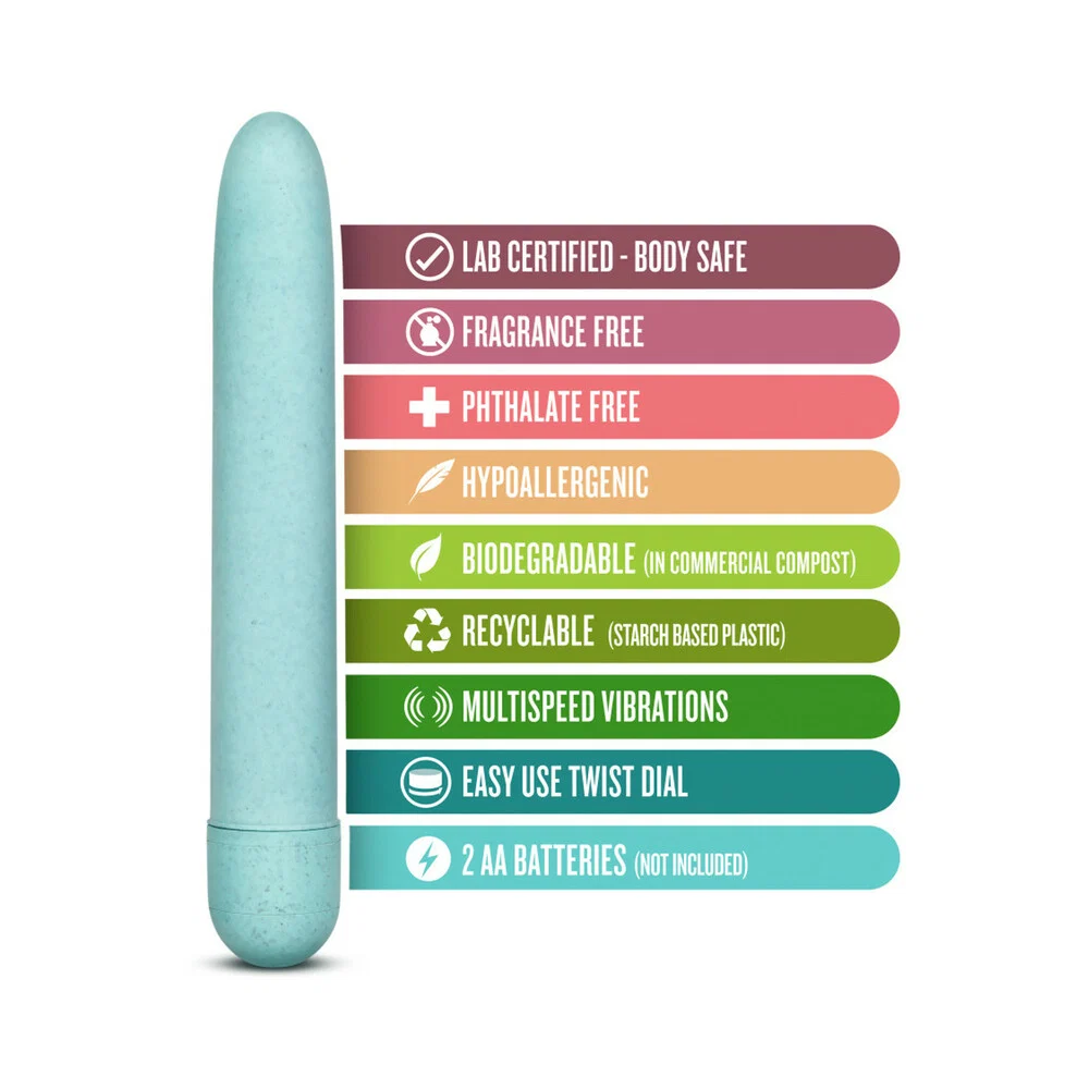 Gaia Eco Slimline Vibrator Aqua - Image 11