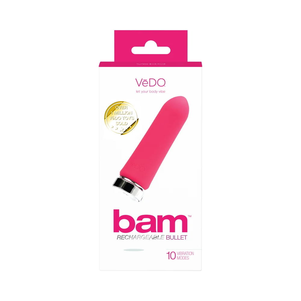 VeDO Bam Rechargeable Bullet - Foxy Pink - Image 10
