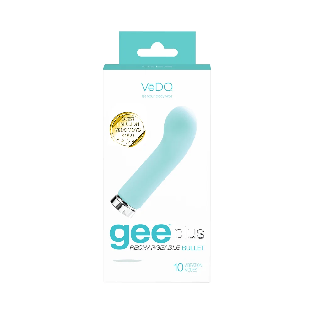 VeDO Geeplus Rechargeable Vibe - Tease Me Turquoise - Image 12