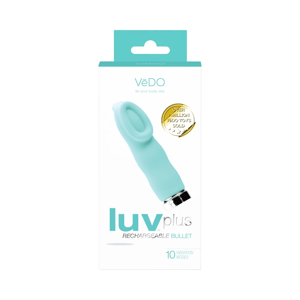 VeDO Luvplus Rechargeable Vibe - Tease Me Turquoise - Image 12