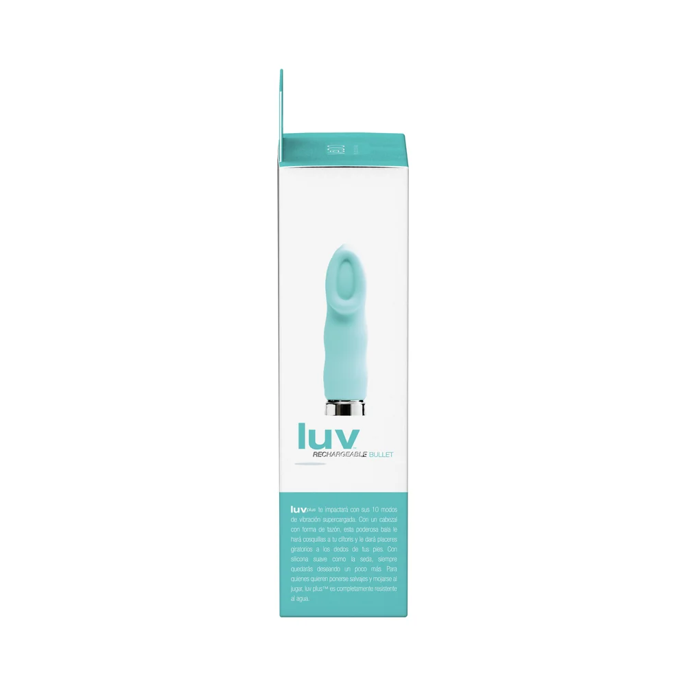 VeDO Luvplus Rechargeable Vibe - Tease Me Turquoise - Image 13