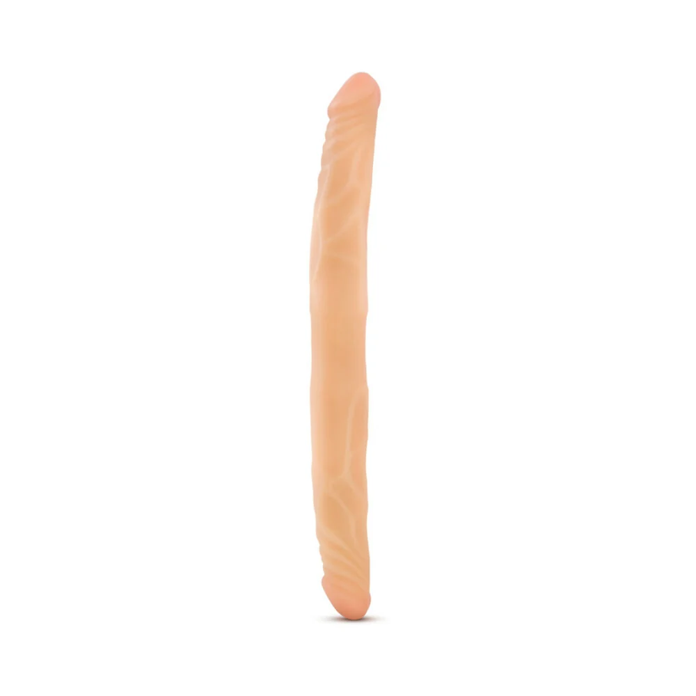 B Yours 14 in. Double Dildo Beige - Image 7