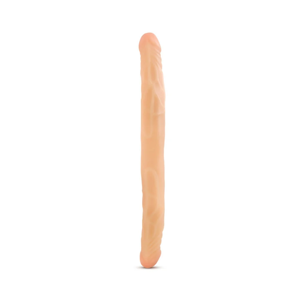 B Yours 14 in. Double Dildo Beige - Image 8