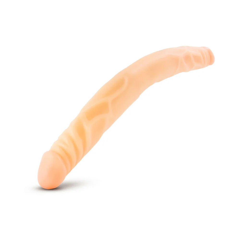 B Yours 14 in. Double Dildo Beige - Image 9