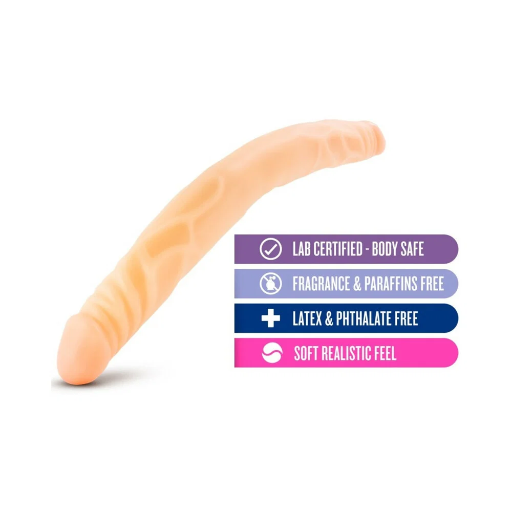 B Yours 14 in. Double Dildo Beige - Image 10