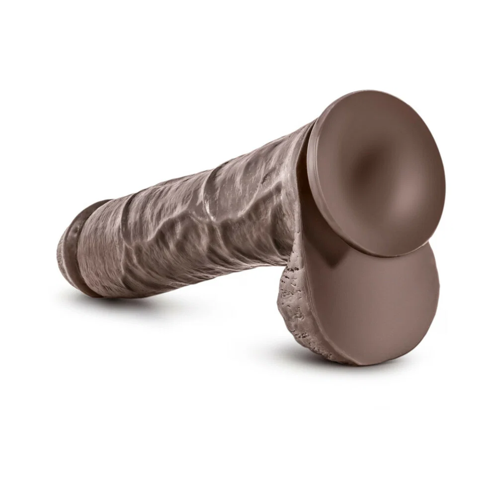 Dr. Skin Mr. Savage Realistic 11.5 in. Dildo with Balls Brown - Image 11