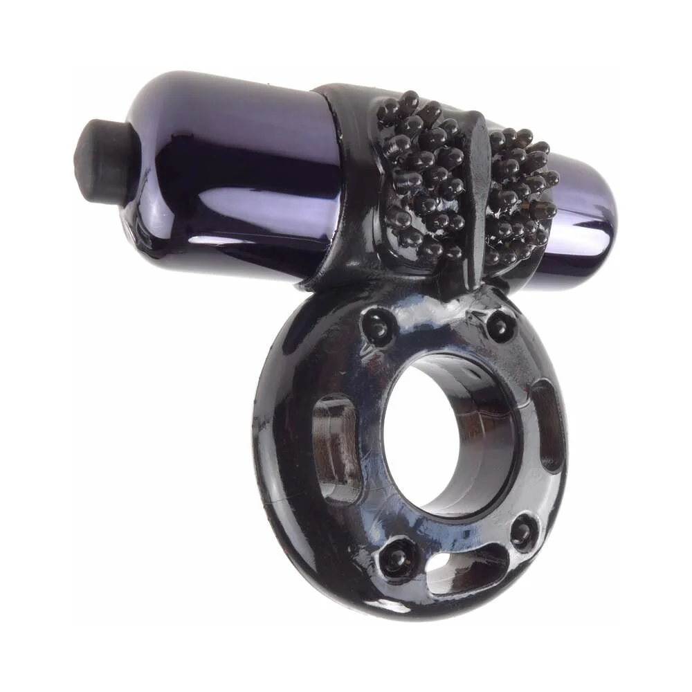 Fantasy C-Ringz Vibrating Super Ring With Bullet Black - Image 5