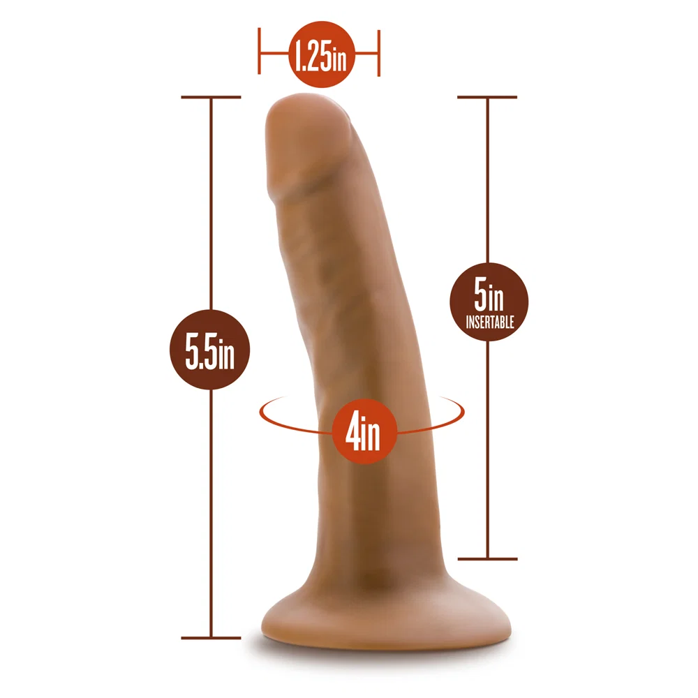 Dr. Skin Realistic 5.5 in. Dildo Tan - Image 12
