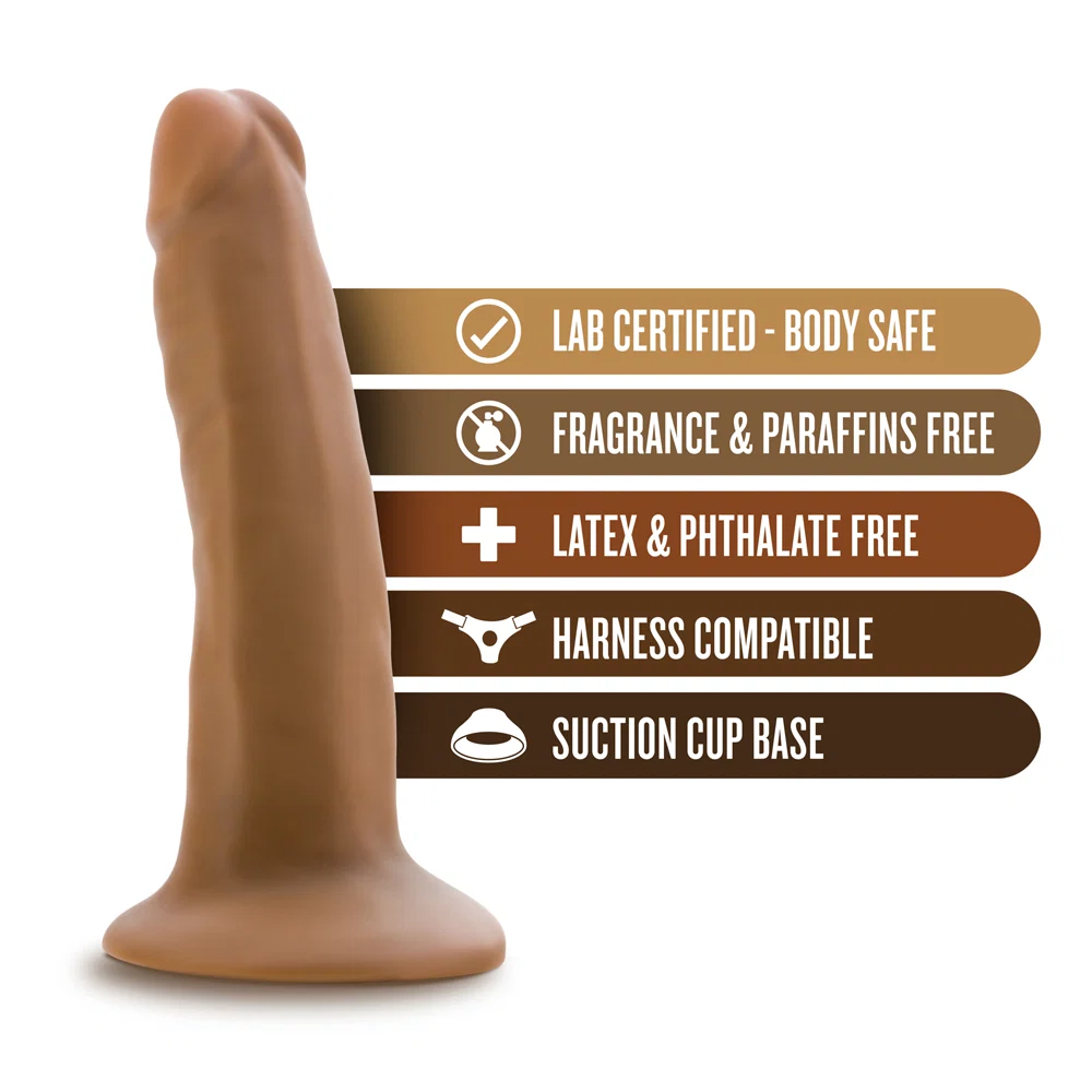 Dr. Skin Realistic 5.5 in. Dildo Tan - Image 13