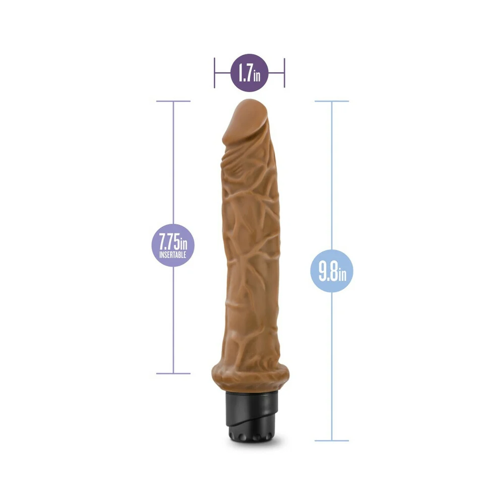 Dr. Skin Cock Vibe 8 Realistic 9.75 in. Vibrating Dildo Tan - Image 9