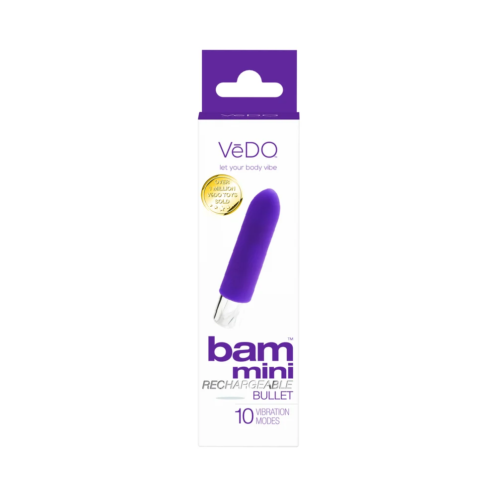 VeDO Bam Mini Rechargeable Bullet Vibe - Indigo - Image 10