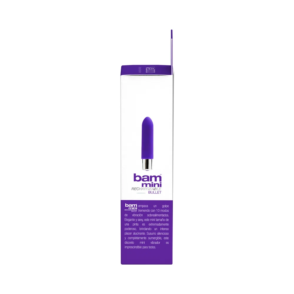 VeDO Bam Mini Rechargeable Bullet Vibe - Indigo - Image 11