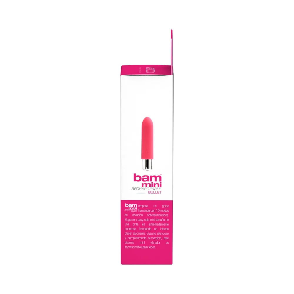VeDO Bam Mini Rechargeable Bullet Vibe - Foxy Pink - Image 12