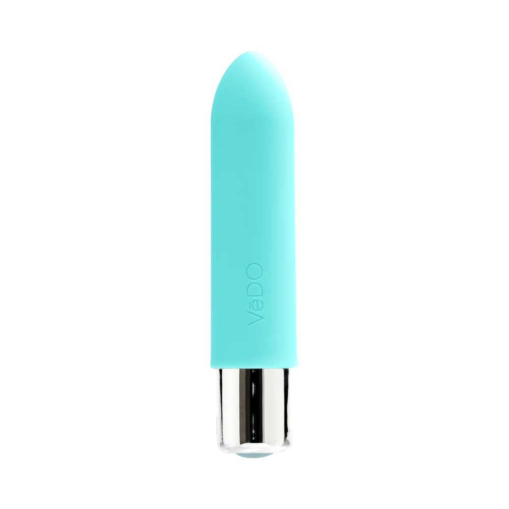 VeDO Bam Mini Rechargeable Bullet Vibe - Tease Me Turquoise - Image 8