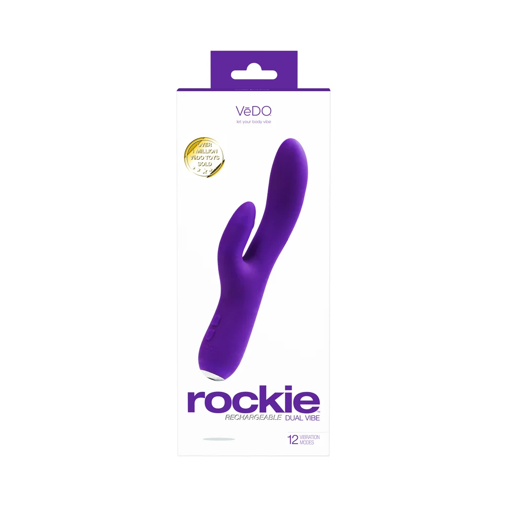 VeDO Rockie Rechargeable Dual Vibe - Into You Indigo - Image 12