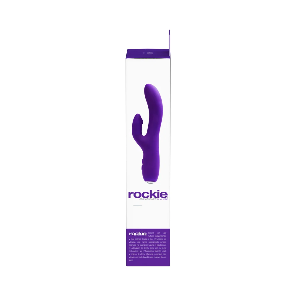 VeDO Rockie Rechargeable Dual Vibe - Into You Indigo - Image 13