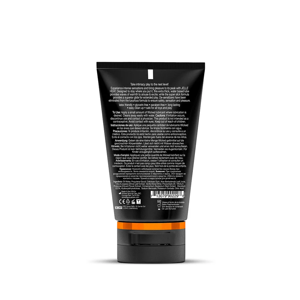 Wicked Jelle Heat Warming Anal Lubricant 4 oz. - Image 3