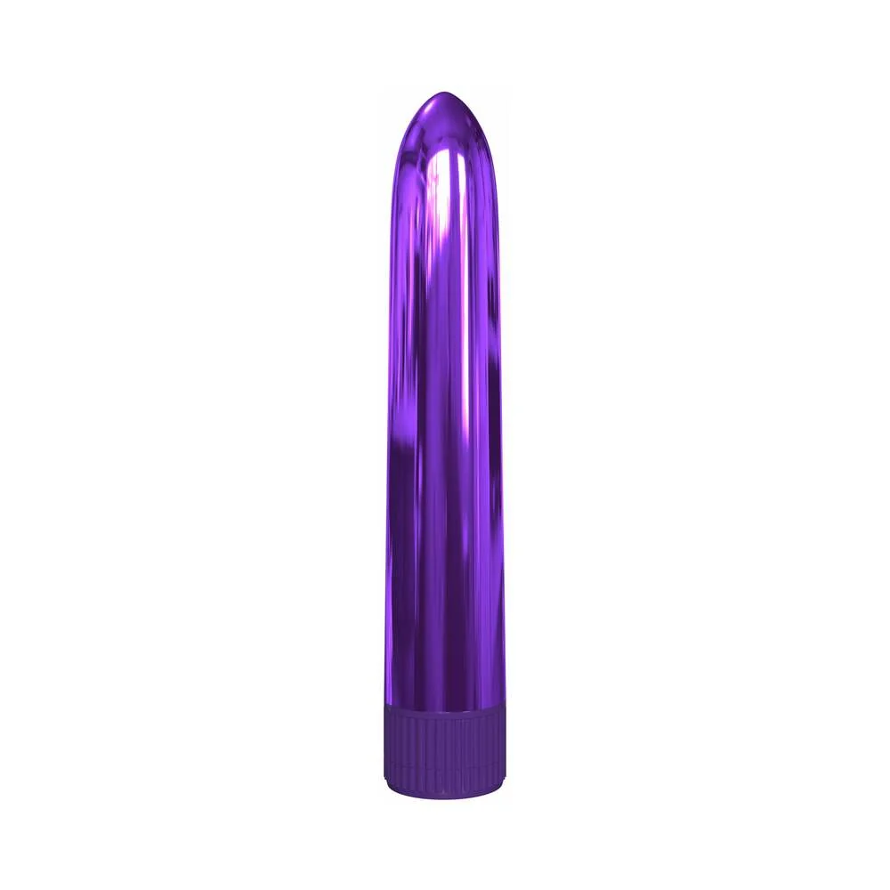 Classix Rocket Vibe 7 in. Slimline Vibrator Purple - Image 4