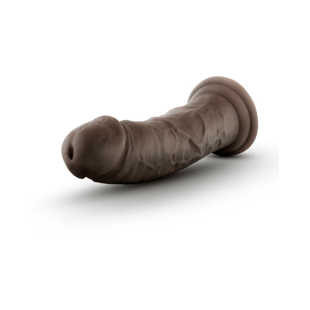 Au Naturel 8 in. Posable Dual Density Dildo Brown - Image 12