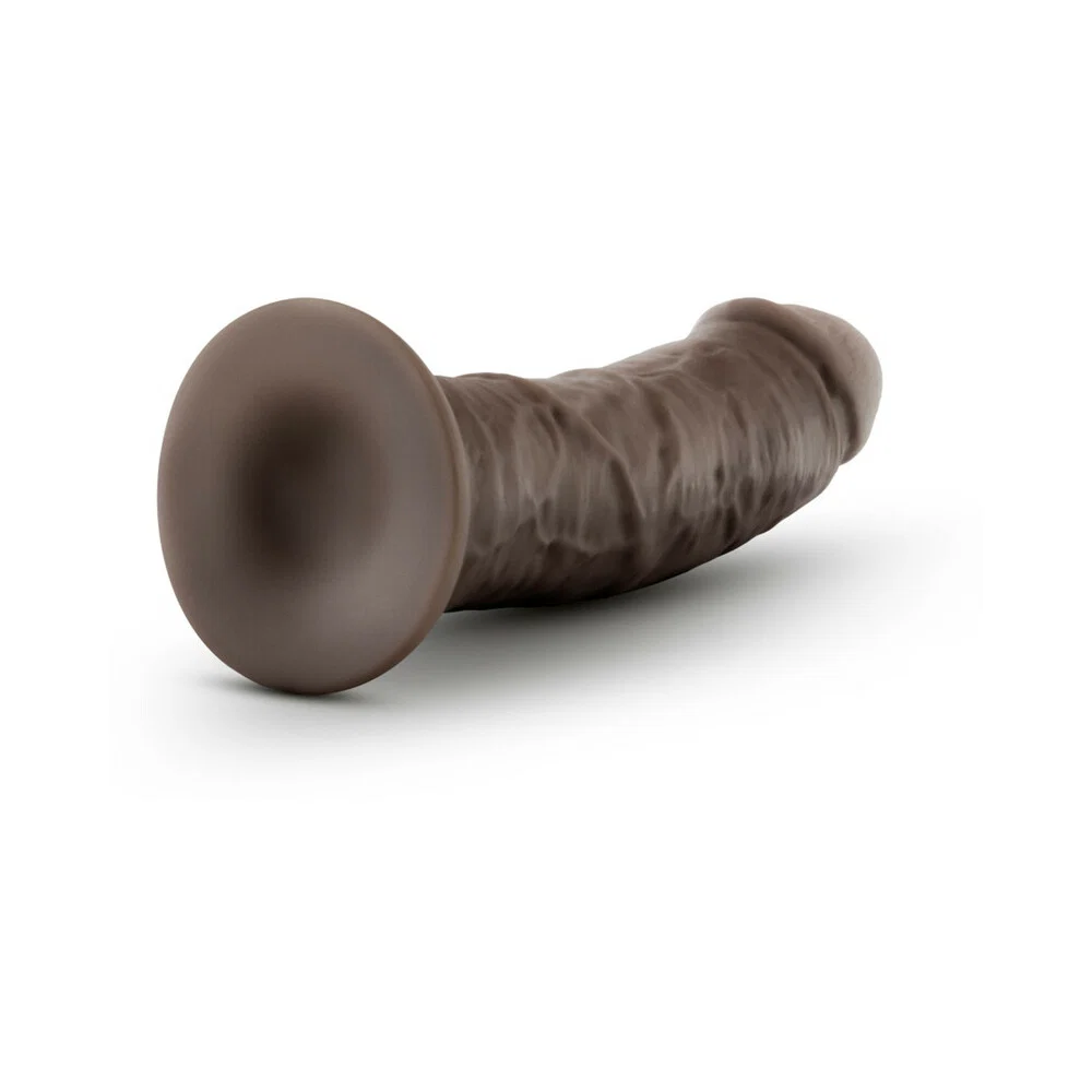 Au Naturel 8 in. Posable Dual Density Dildo Brown - Image 13