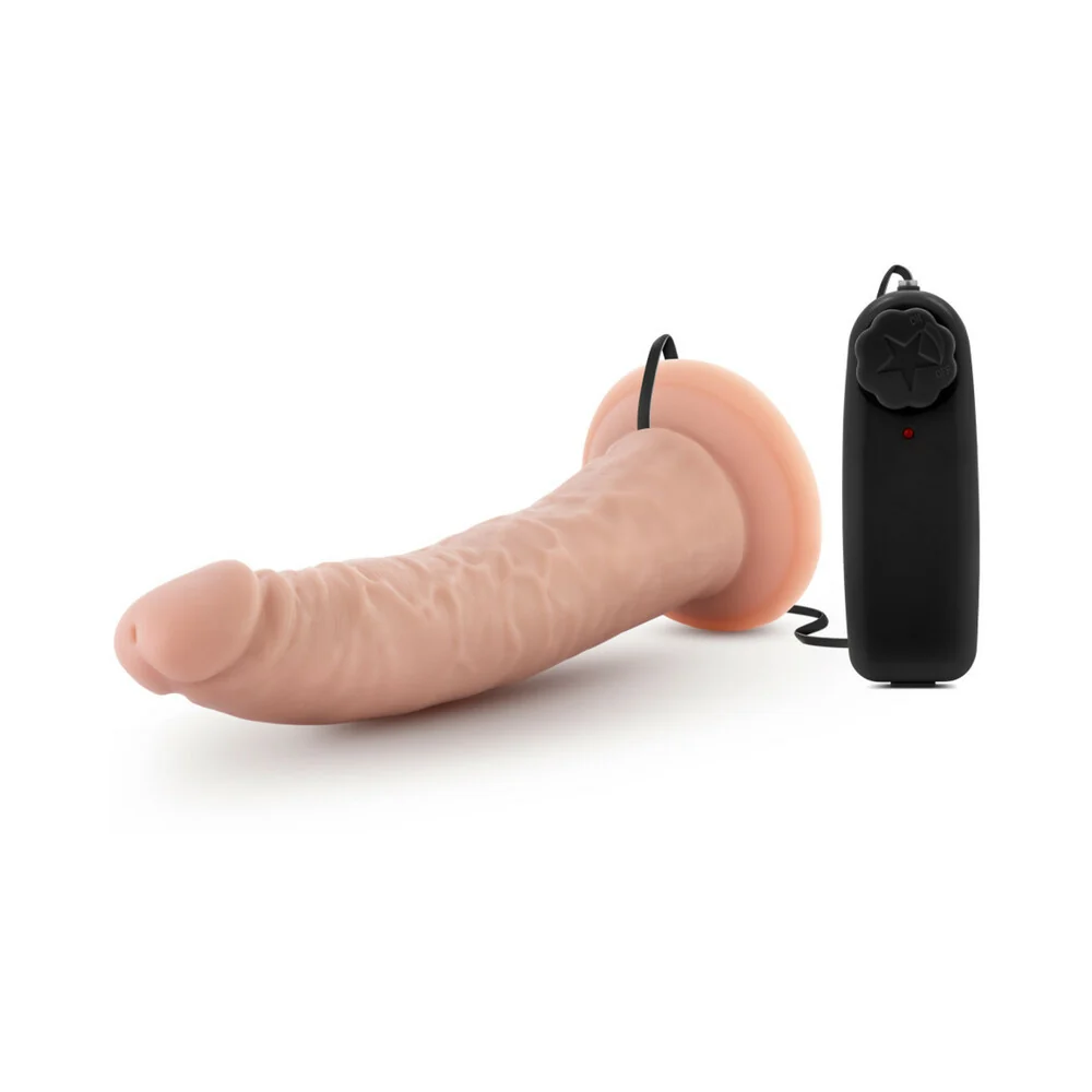 Dr. Skin Dr. Dave Realistic 7 in. Vibrating Dildo Beige - Image 11