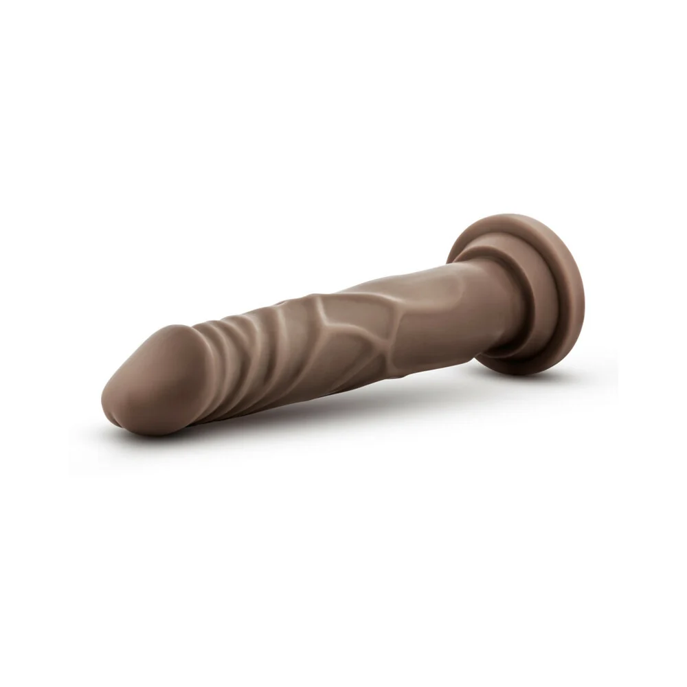 Dr. Skin Basic 7.5 Realistic 7.5 in. Dildo Brown - Image 11