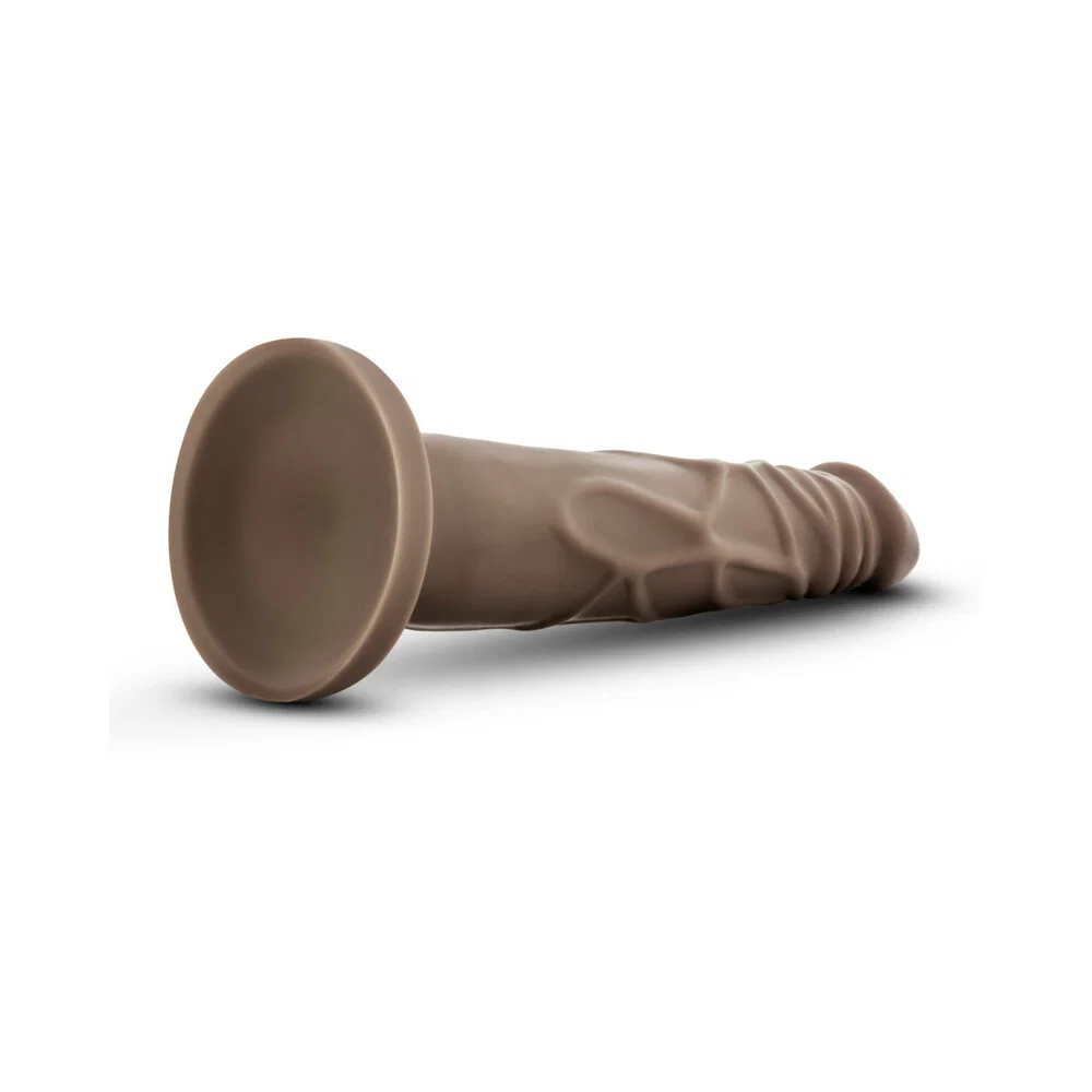 Dr. Skin Basic 7.5 Realistic 7.5 in. Dildo Brown - Image 12