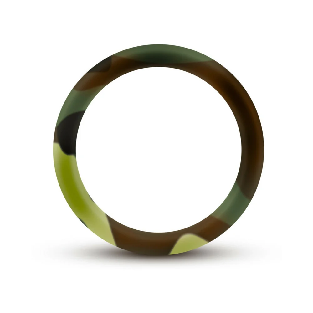 Performance Silicone Camo Cock Ring Green Camouflage - Image 6