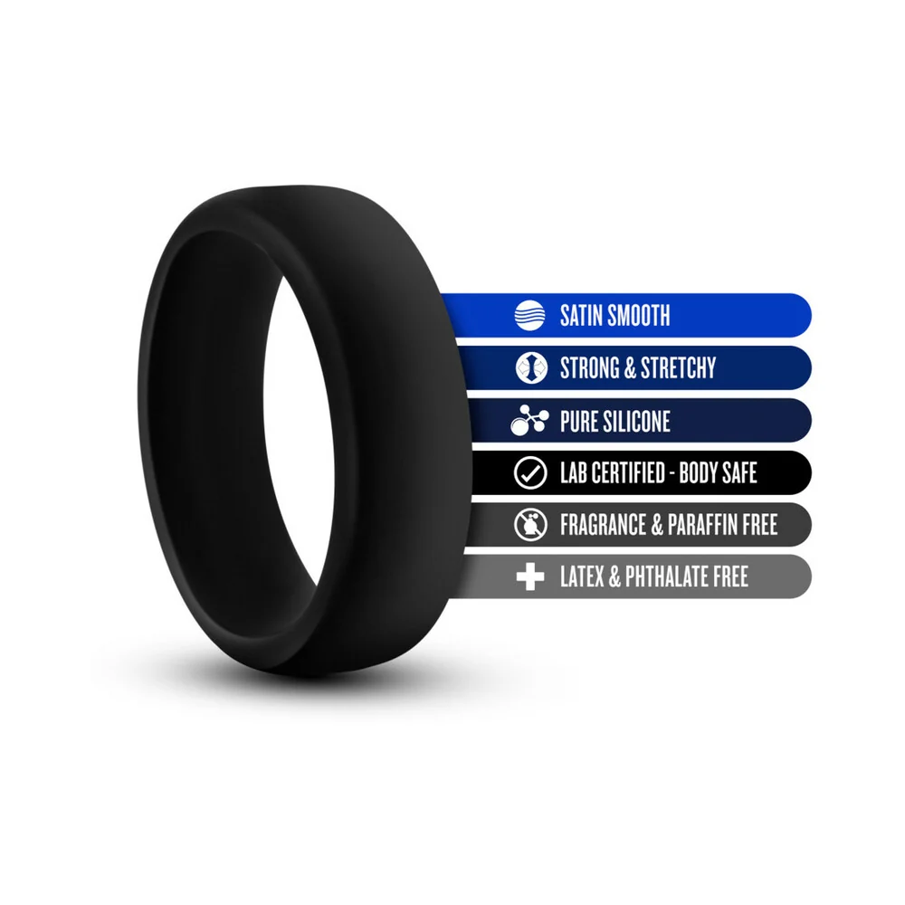Performance Silicone Go Pro Cock Ring Black - Image 8