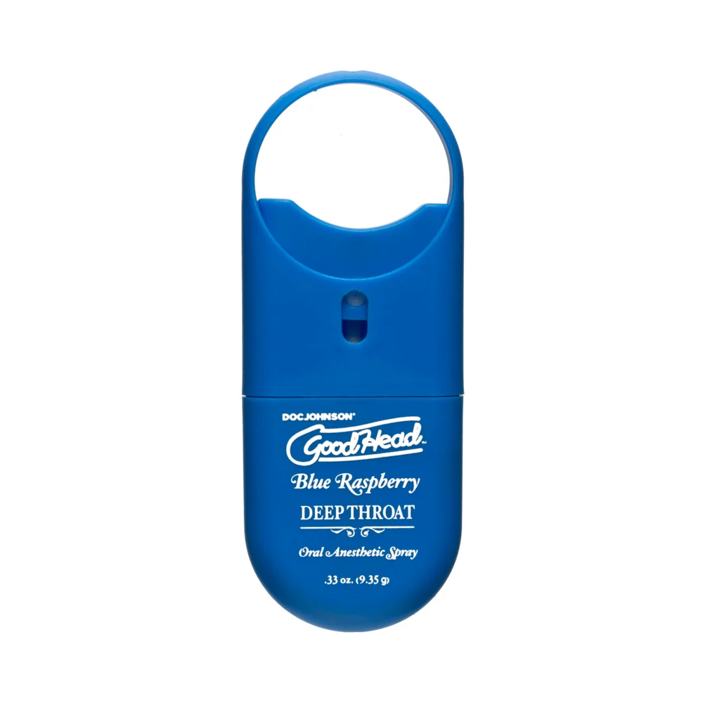 GoodHead Deep Throat Spray To-Go Blue Raspberry .33 oz - Image 4