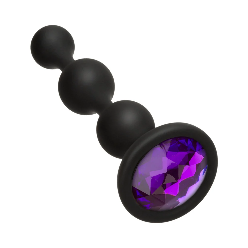 Booty Bling Jeweled Wearable Silicone Beads Purple - Image 6