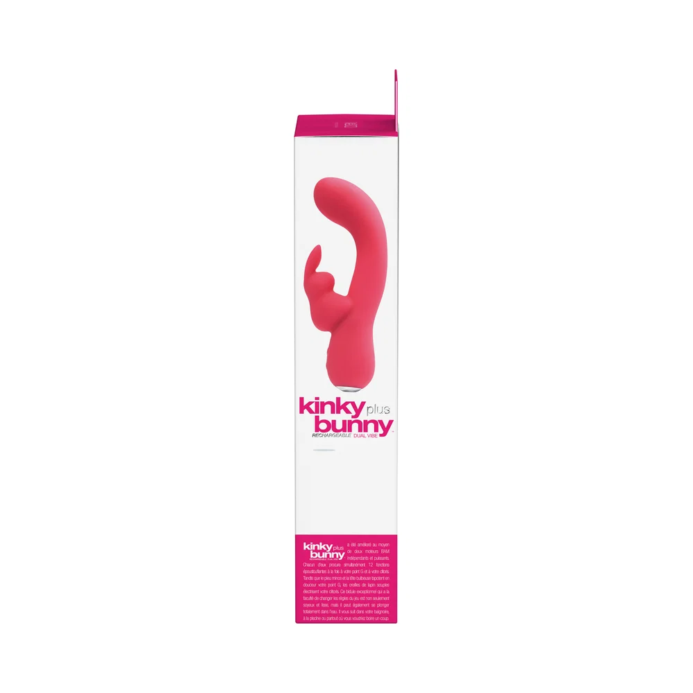 VeDO Kinky Bunny Rechargeable Rabbit Vibrator - Pretty In Pink - Image 13