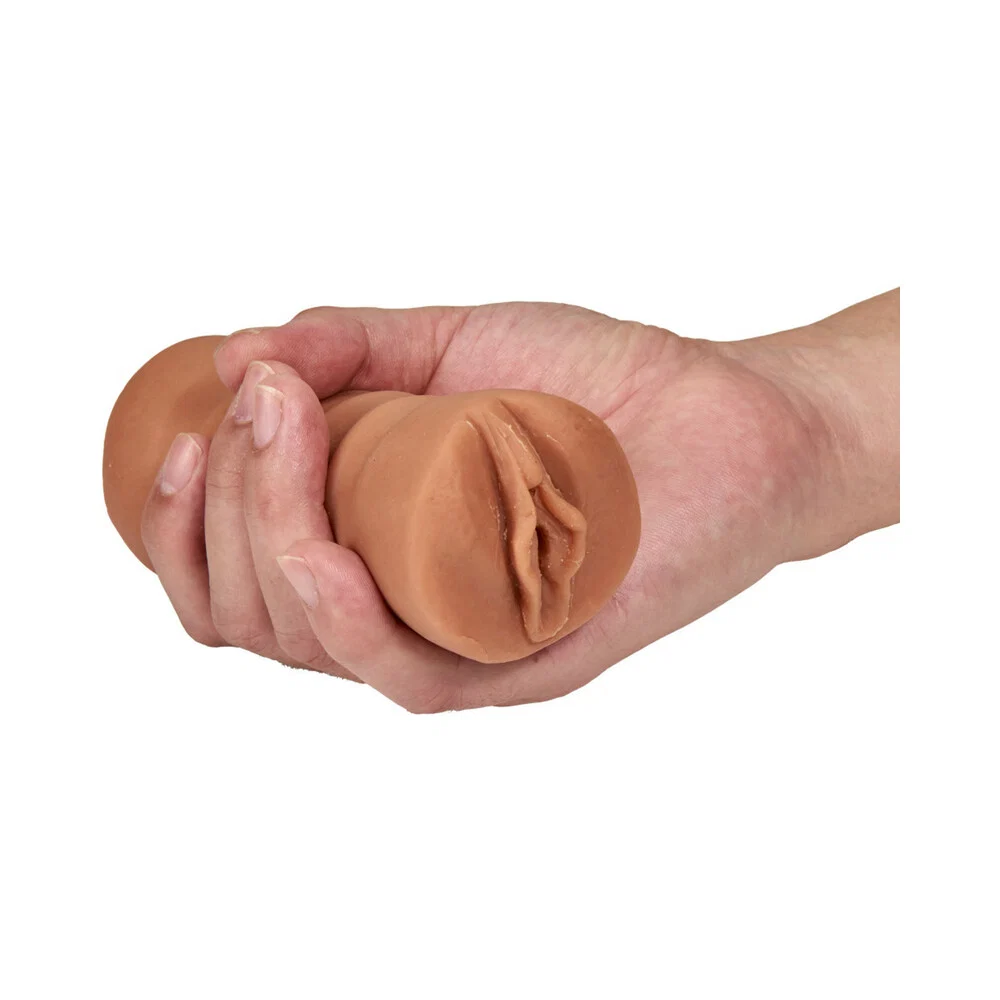 M for Men Sofia Vagina Stroker with Bullet Vibrator Tan - Image 11