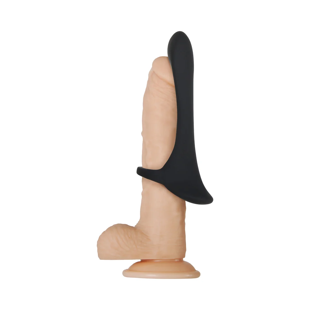 Zero Tolerance Cock Armor Rechargeable Vibrating Silicone Cock Sheath Black - Image 11