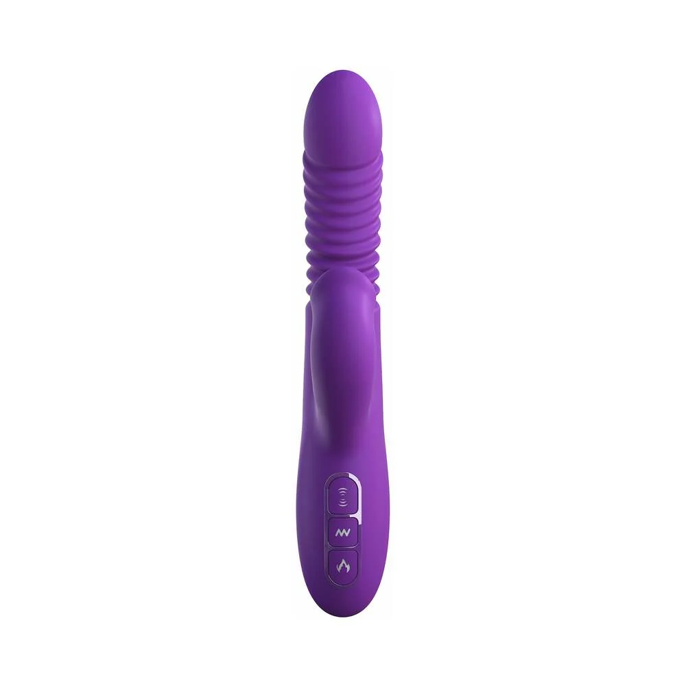 Fantasy For Her Rechargeable Silicone Ultimate Thrusting Clit Stimulate-Her Purple - Image 7