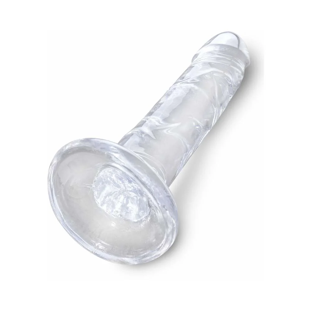 King Cock Clear 6 in. Cock Realistic Dildo With Suction Cup - Image 9