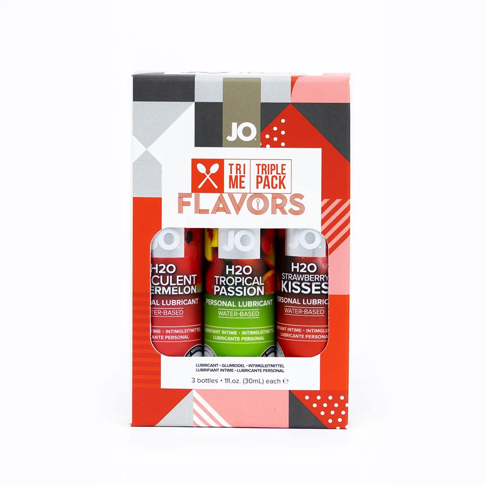 JO Tri Me Triple Pack Flavors Water-Based Lubricant 3-Pack - Image 9