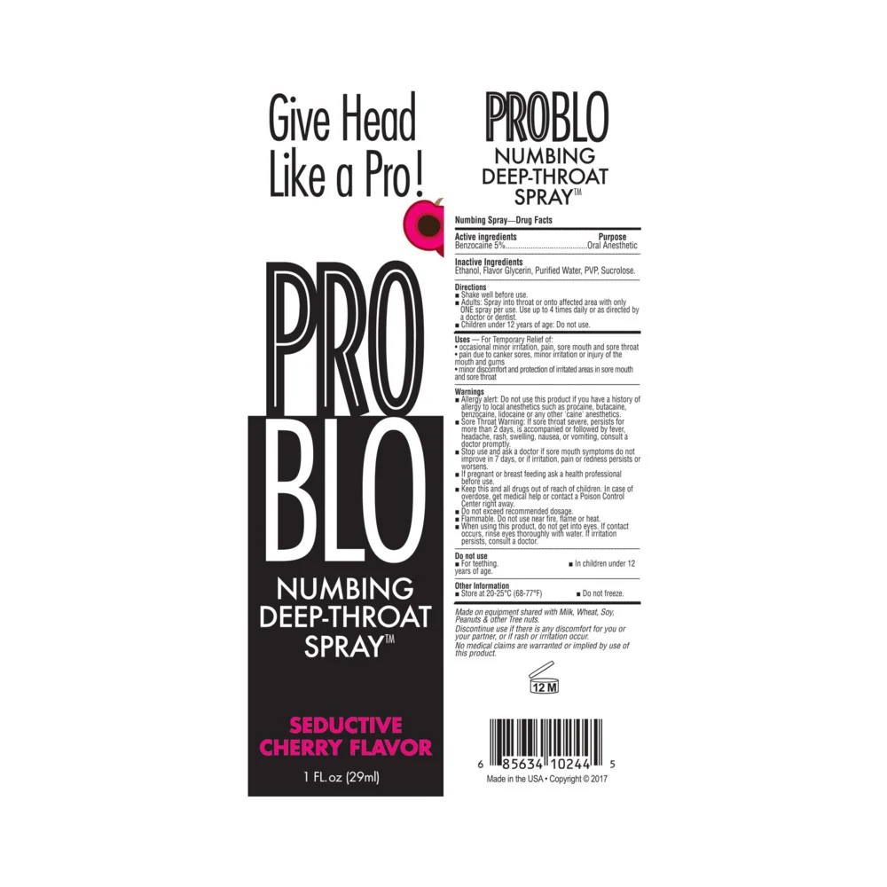 Problo Numbing Spray- Cherry - Image 3