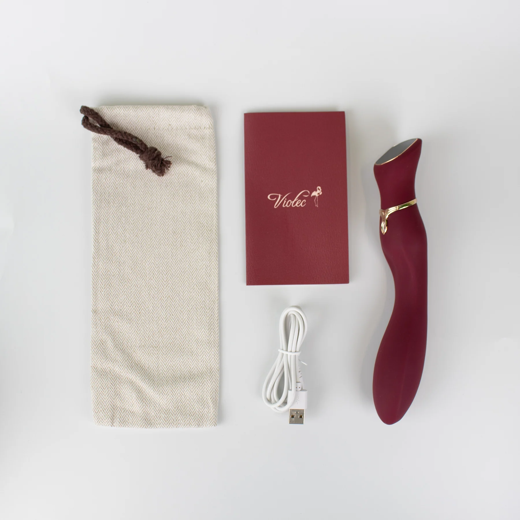 Chance Touch Screen G-Spot Vibrator in Wine - Image 4