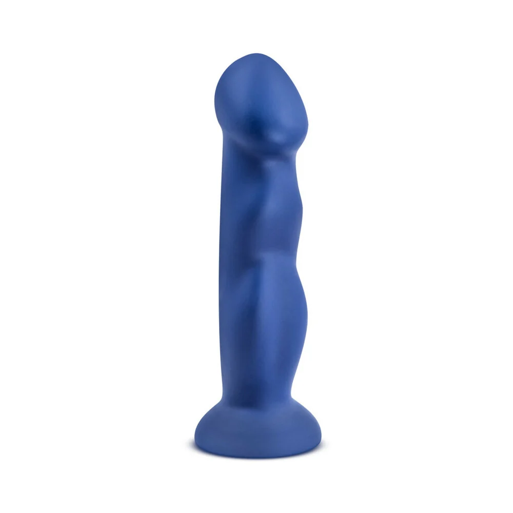 Avant D12 Suko 8 in. Dual Density Silicone Dildo Indigo - Image 6