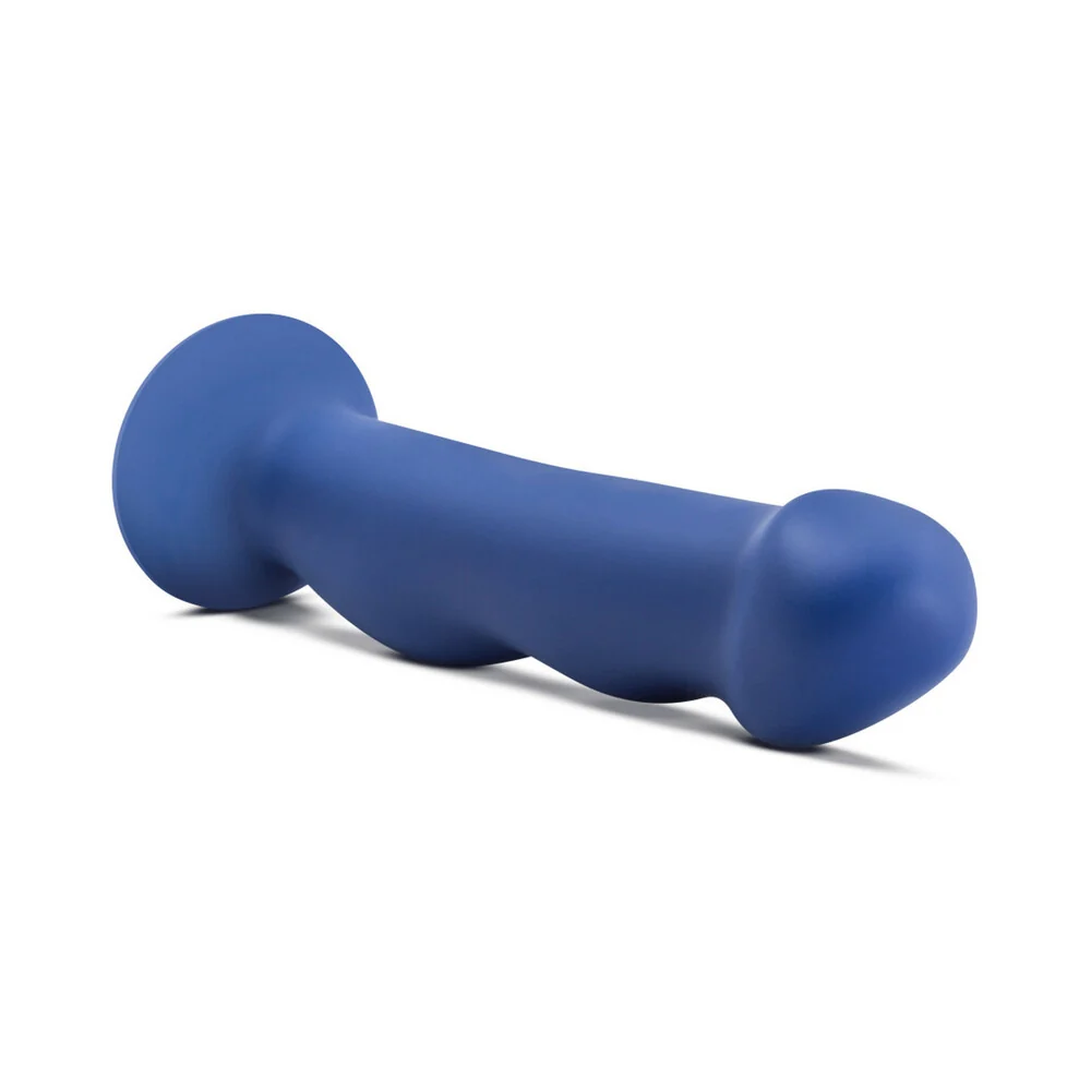 Avant D12 Suko 8 in. Dual Density Silicone Dildo Indigo - Image 7