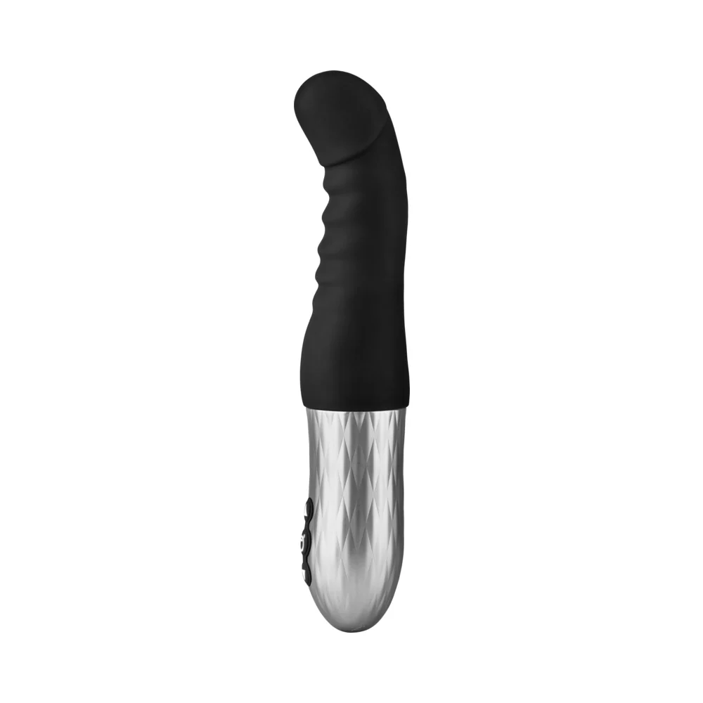 Forto Thruster Rechargeable Silicone Thrusting G-Spot Vibrator Black - Image 12