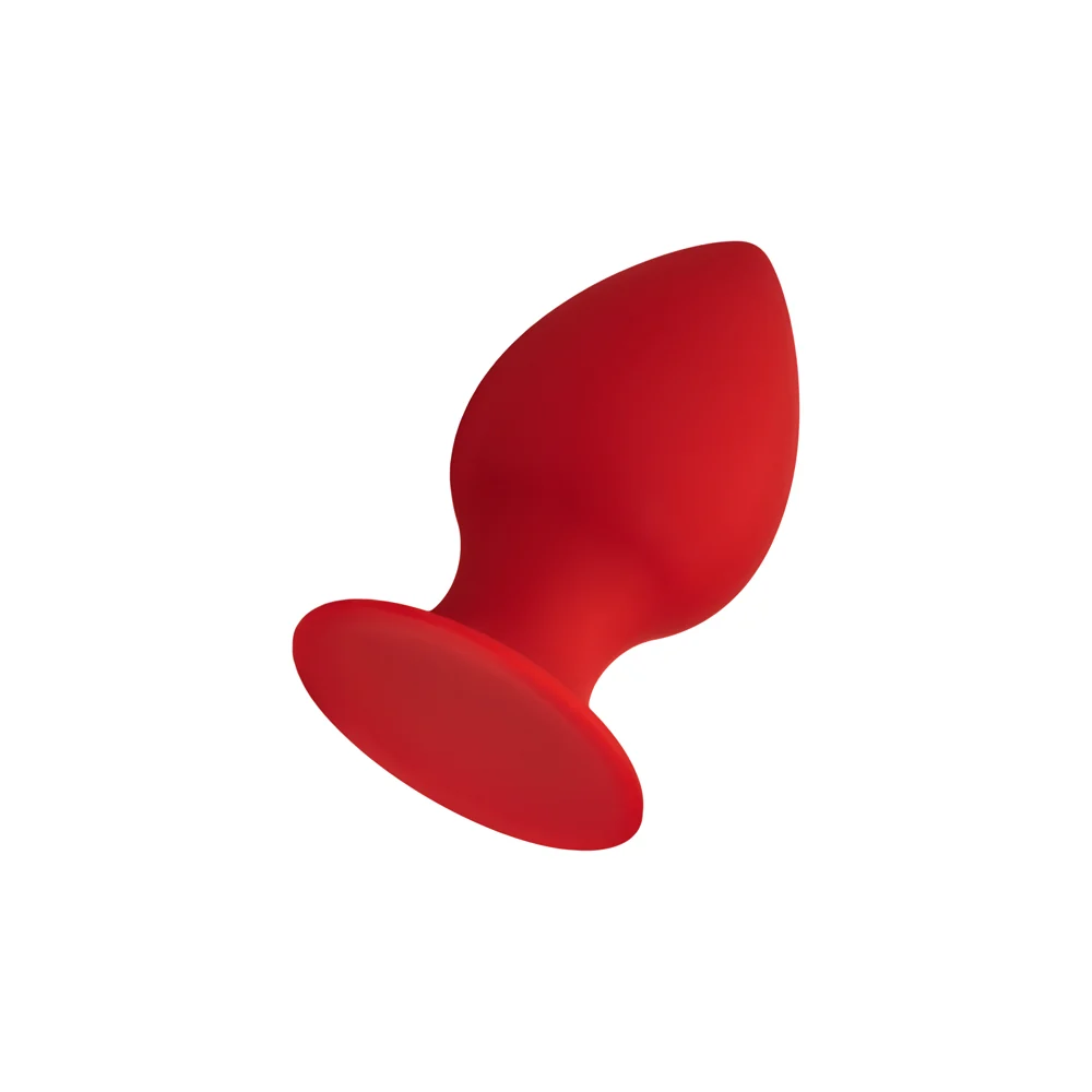 Forto F-98 Cone Silicone Anal Plug Small Red - Image 7