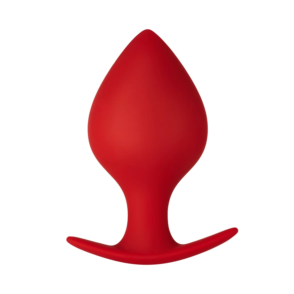 Forto F-60 Spade Silicone Anal Plug Medium Red - Image 7