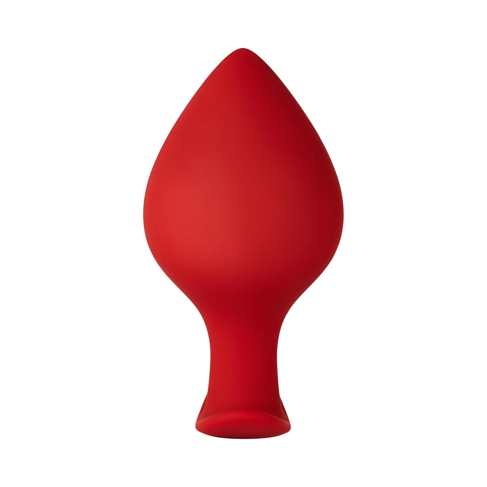 Forto F-60 Spade Silicone Anal Plug Medium Red - Image 8