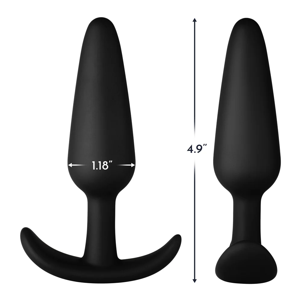 Forto F-31 Silicone Anal Plug Large Black - Image 10