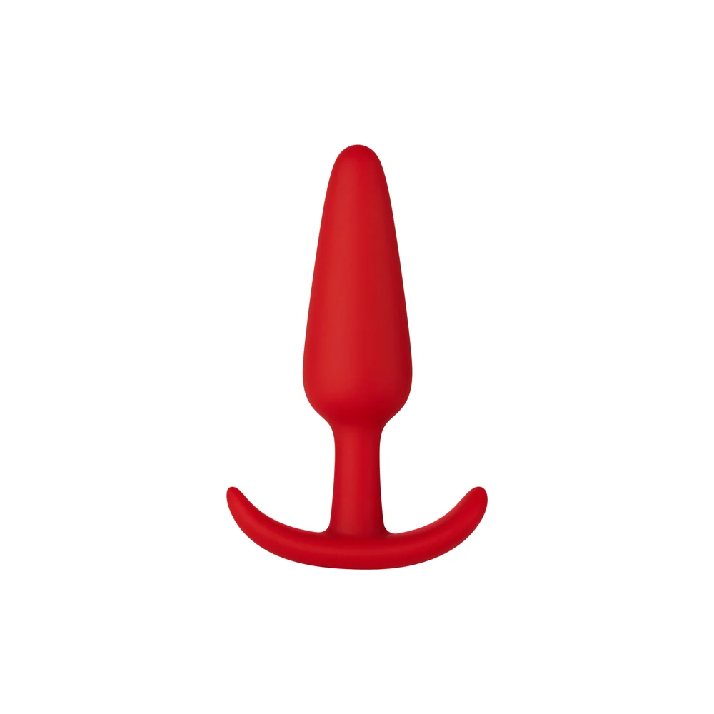 Forto F-31 Silicone Anal Plug Small Red - Image 7