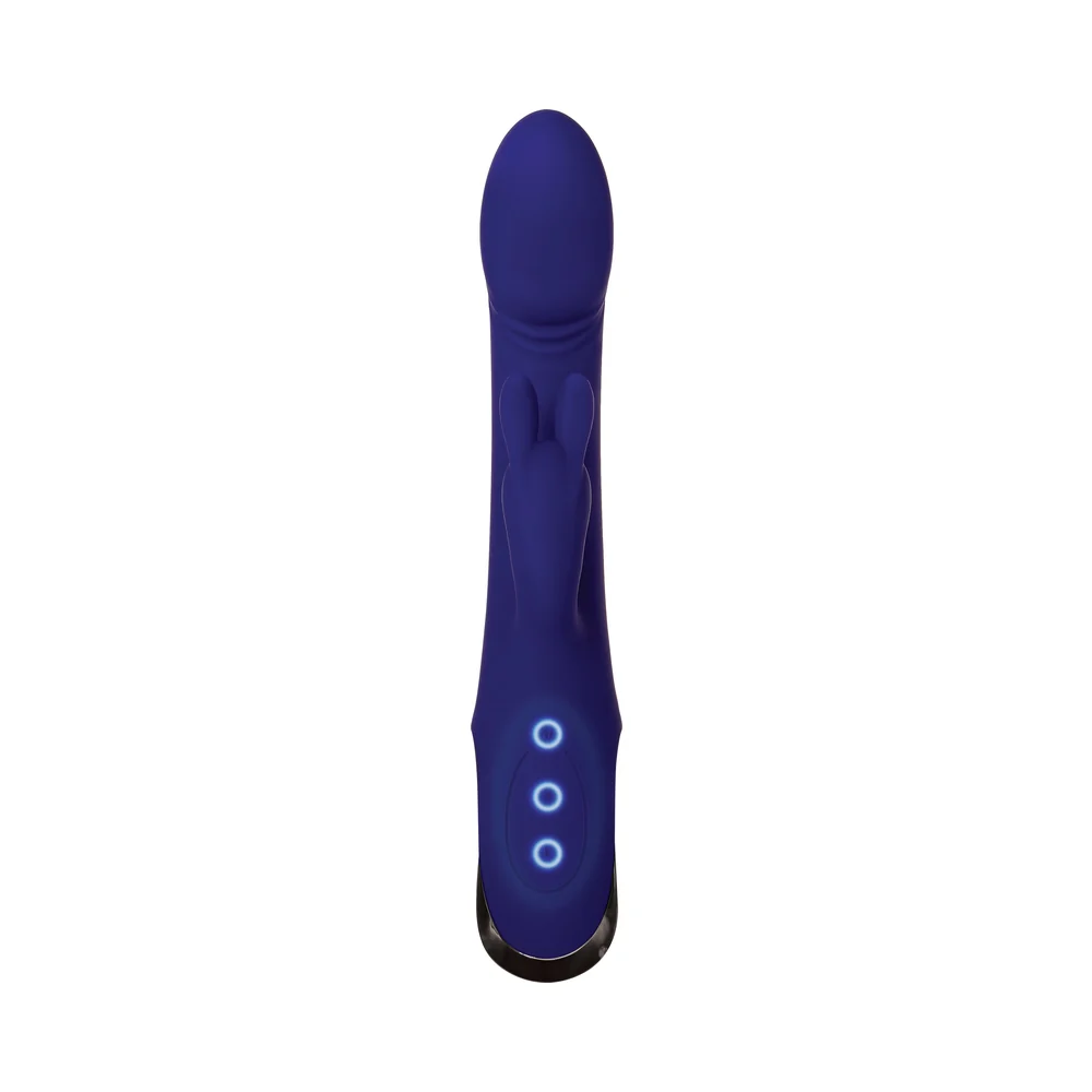 Evolved Bunny Buddy Rechargeable Silicone Rabbit Vibrator Blue - Image 10