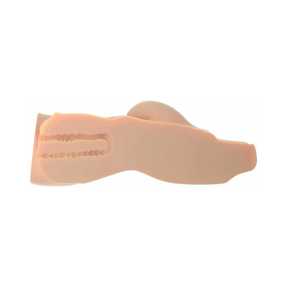 PDX Plus Perfect 10 Torso Dual Entry Masturbator Beige - Image 7