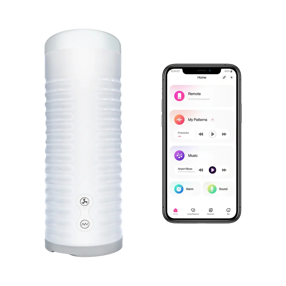 Lovense Max 2 Bluetooth App-Controlled Vibrating and Suction Masturbator (Neutral Sleeve) - Image 6